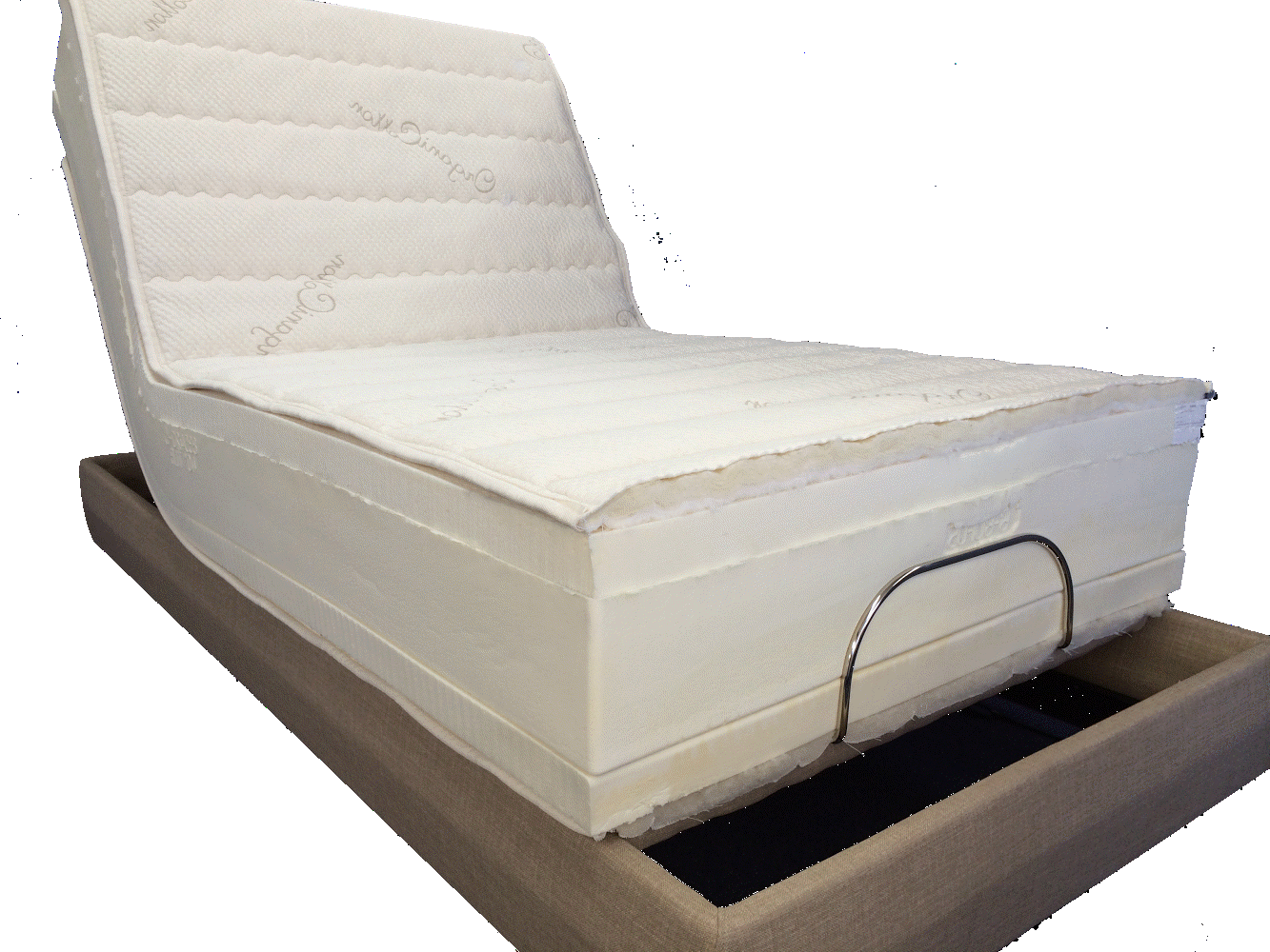 los angeles latex natural organic bed
