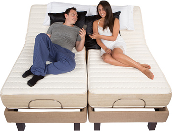 latex mattress adjustable beds