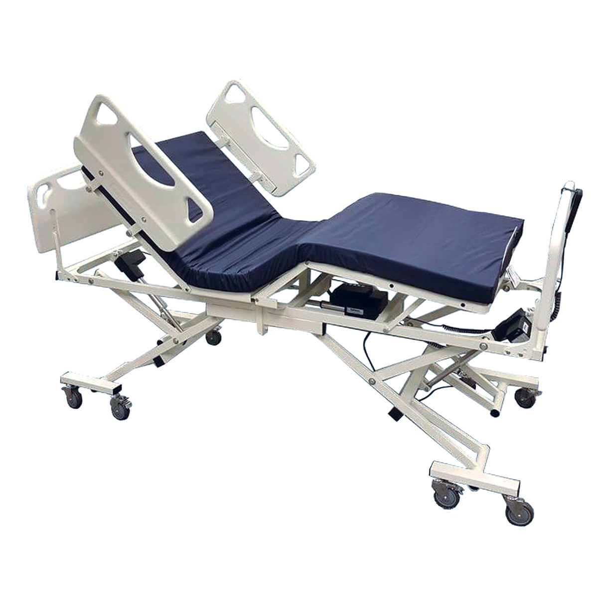 Los Angeles Tuffcare 3 motor fully electric hi lo hospital bed