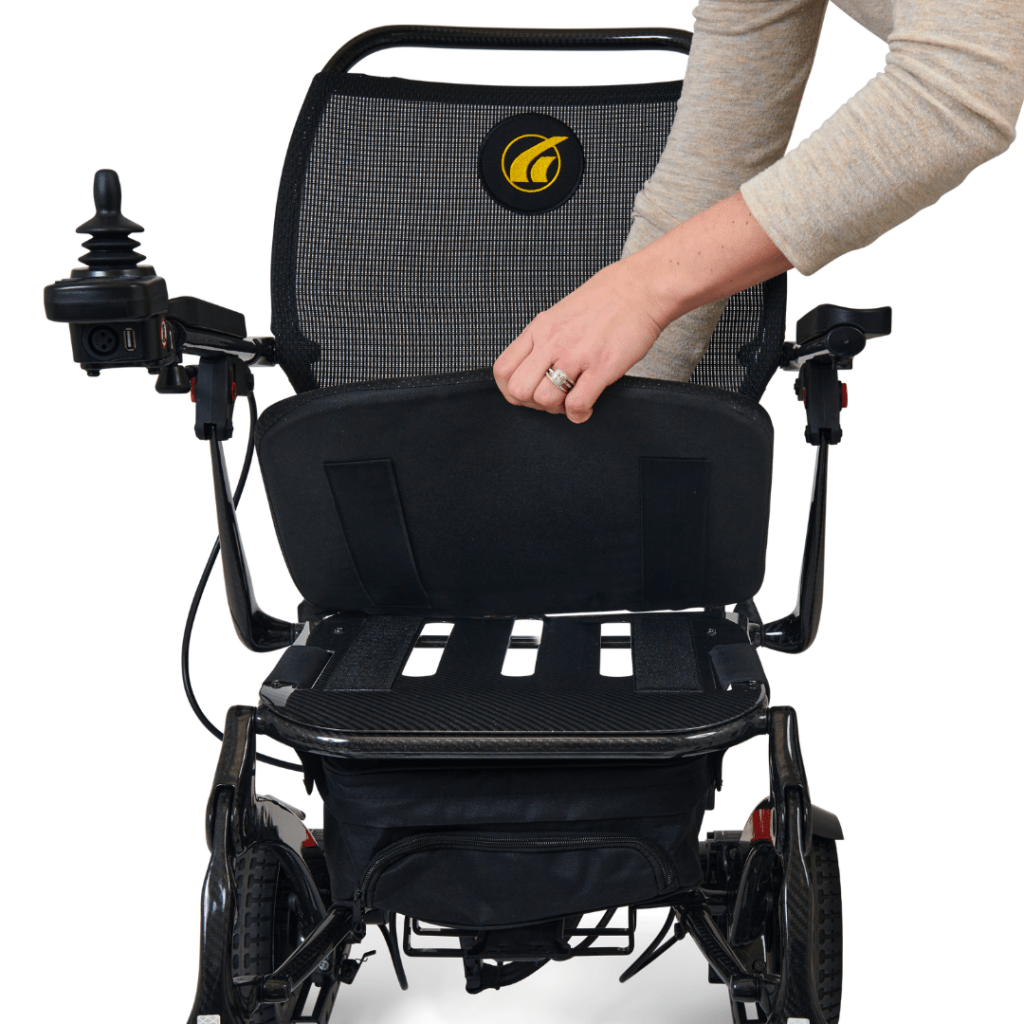 Cricket wheelchair padded removable seat cushion