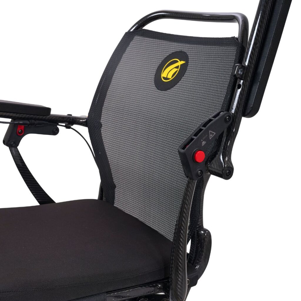 Cricket wheelchair flip-up armrests