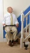 Acorn Brooks straight rail stairlift