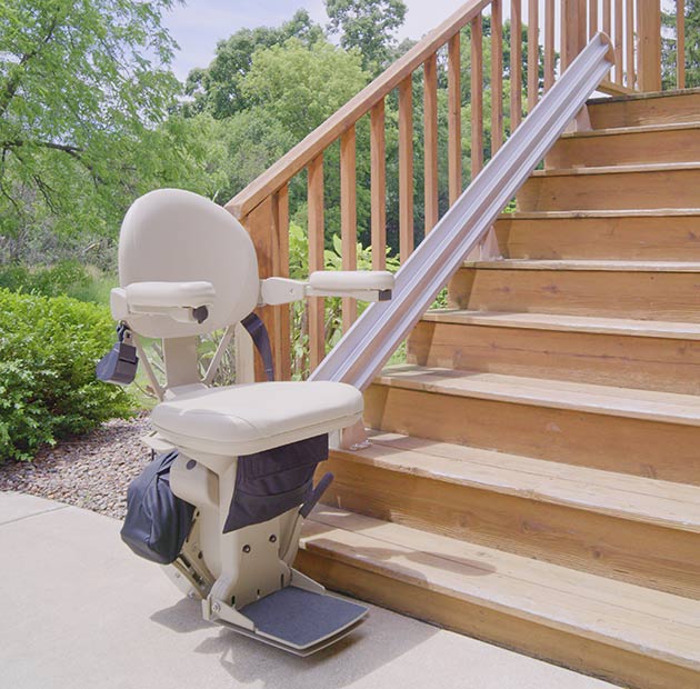 San Francisco exterior outside outdoor stairway staircase chair stair lifts