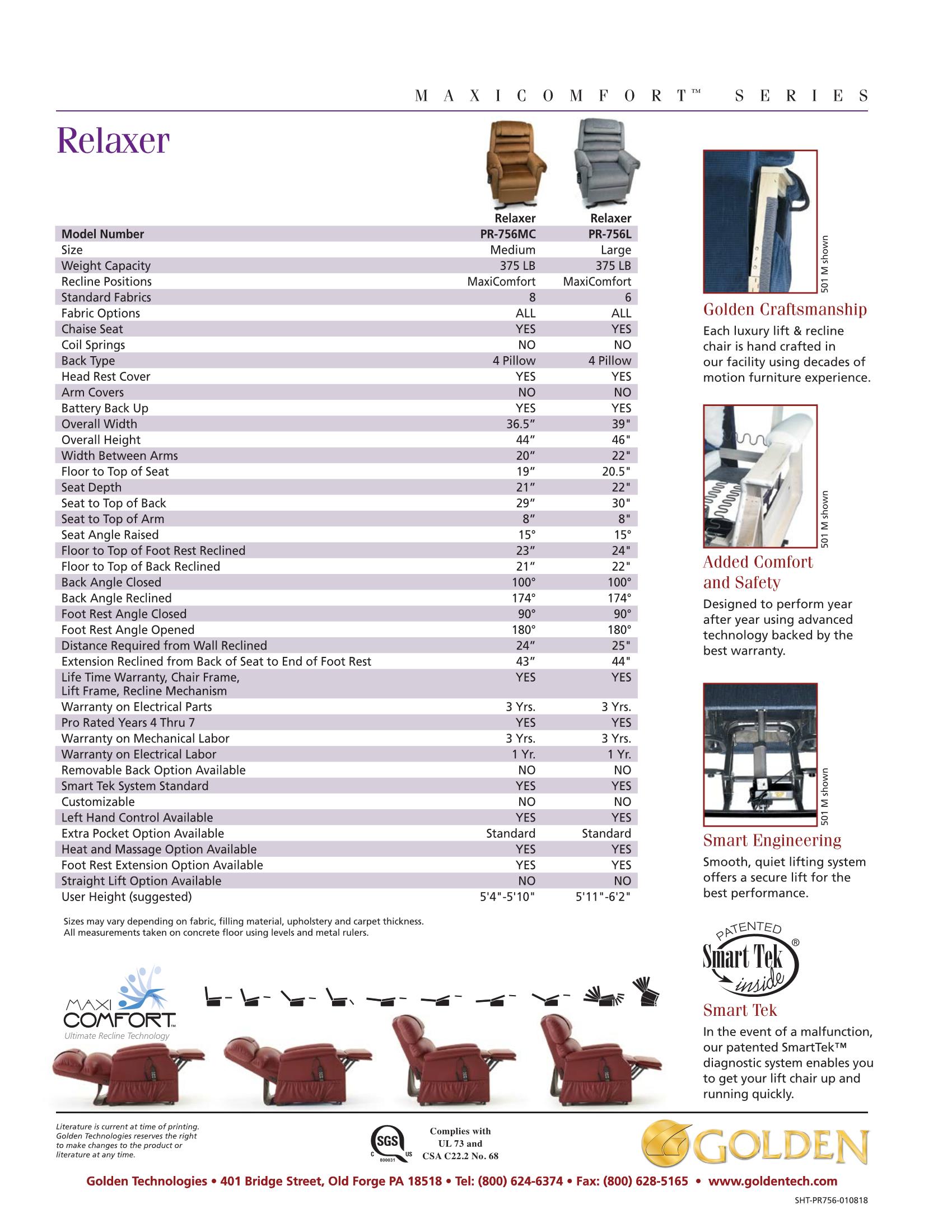 electroease lift chairs