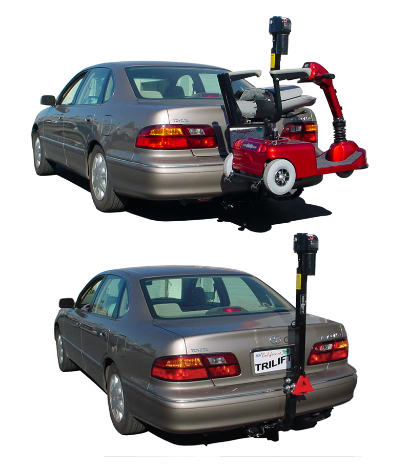 Electropedic scooter and wheelchair lifts