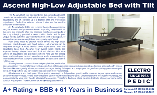 Is the Ascend High-Low Adjustable Bed with Tilt the best in the industrye 