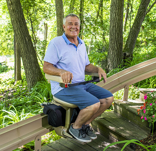 Outdoor Stair Lifts from ElectroEase