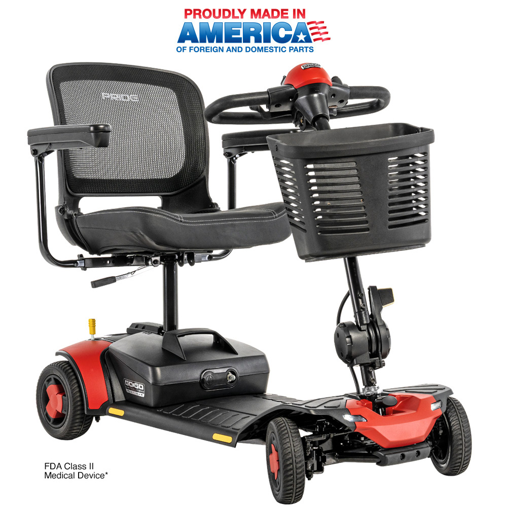 Pride Go Go Elite Traveller Gen 3 Platinum 4-wheel travel mobility scooter