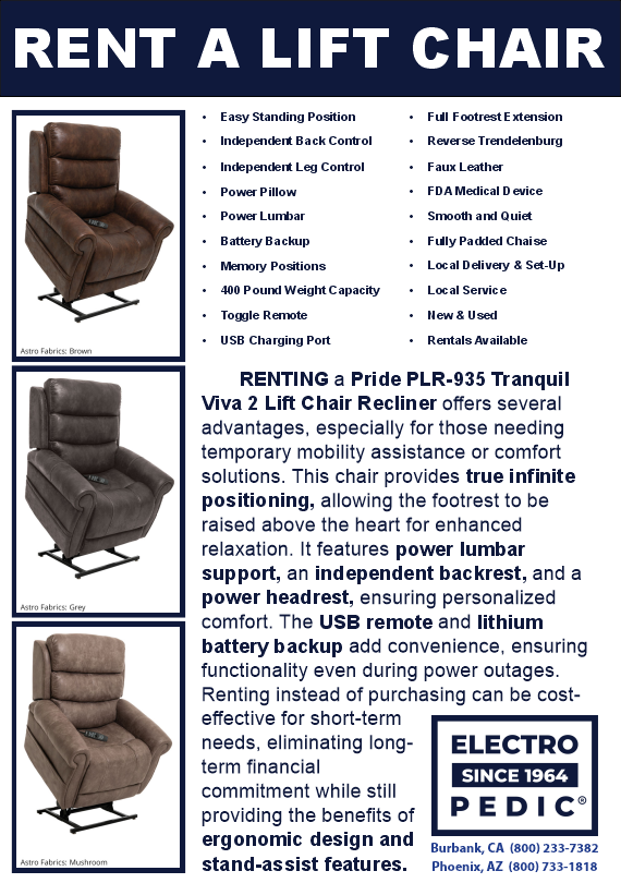 Power Lift Chair Rentals